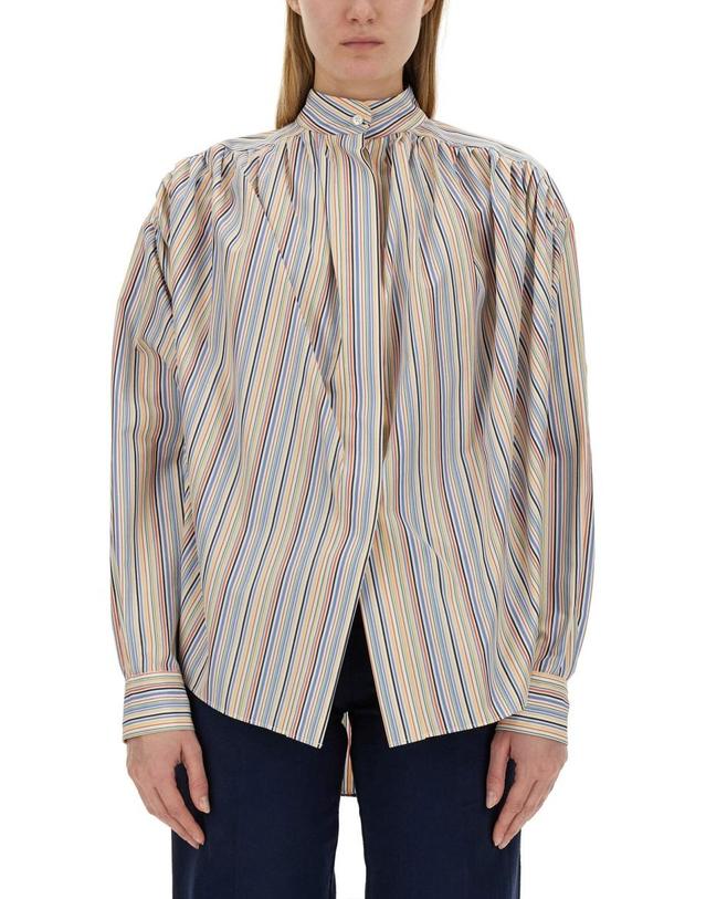 에트로 [해외직구] 24 S/S 에트로 블라우스 WITH 스트라이프 패턴 WRIA0006_99TR546S8450 B0041277078 착용컷