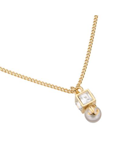 [해외직구] 26 S/S 지미추 JC 펄 큐브 목걸이 JC PEARL CUBE PNDNT/FTAGOLD/WHITE/CRYSTAL B0011862424
