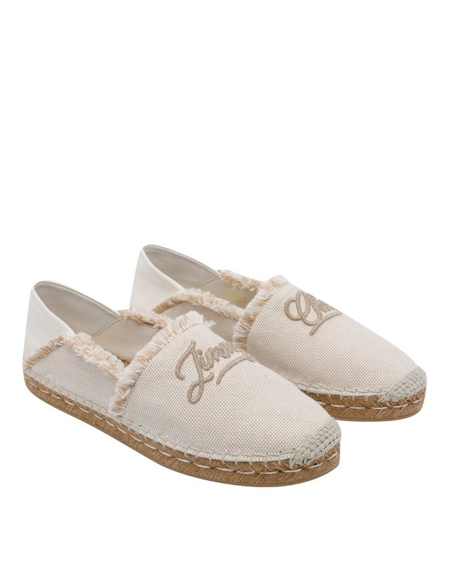 지미추 [해외직구] 26 S/S 지미추 AVI 플랫슈즈 에스파듀 AVI FLAT/EIKALMOND MIX/CAPPUCCINO B0011981786 착용컷