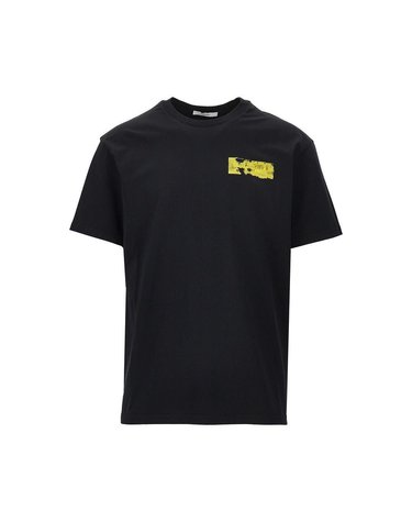 [해외직구] 26 F/W 지방시 GIVENCHY 파리 페인트 프린트 티셔츠 BM71NK001 B0132358969