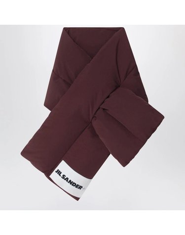 [해외직구] 25 F/W 질샌더 플럼 패딩 스카프 WITH 로고 J47TE0001J74276-602 B0051873251