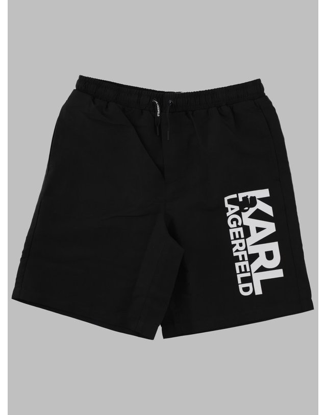 칼 라거펠트 [해외직구] 26 S/S 칼 라거펠트 쇼츠 콘 로고 (KIDS 상품) Z31079K_09B B0042046265 착용컷