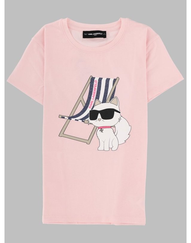 칼 라거펠트 [해외직구] 26 S/S 칼 라거펠트 티셔츠 콘 STAMPA (KIDS 상품) Z31157K_46F B0042046352 착용컷