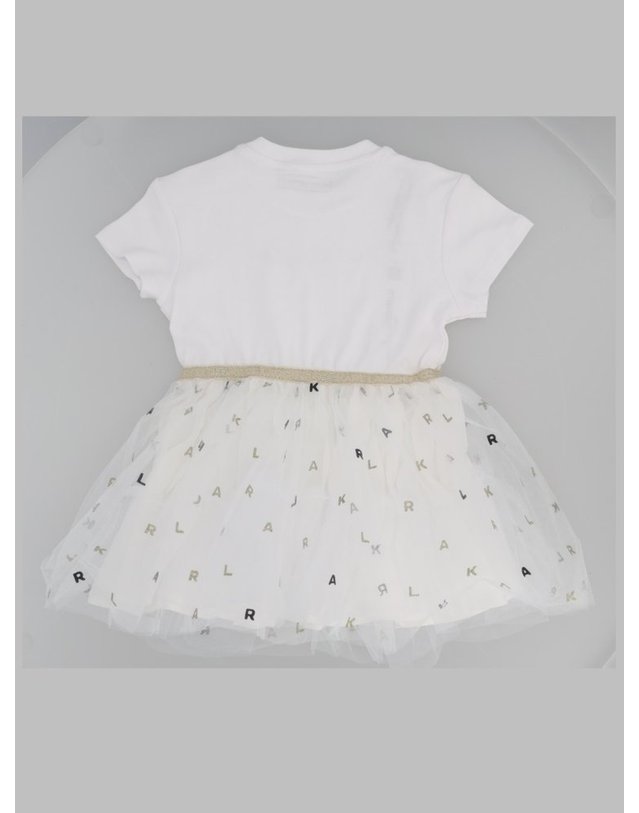 칼 라거펠트 [해외직구] 26 S/S 칼 라거펠트 VESTITINO 콘 GONNA 인 튈 (KIDS 상품) Z31043B_N01 B0042067709 착용컷