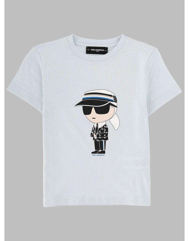 칼 라거펠트 [해외직구] 26 S/S 칼 라거펠트 티셔츠 콘 STAMPA (KIDS 상품) Z31096K_77X B0042046353 착용컷