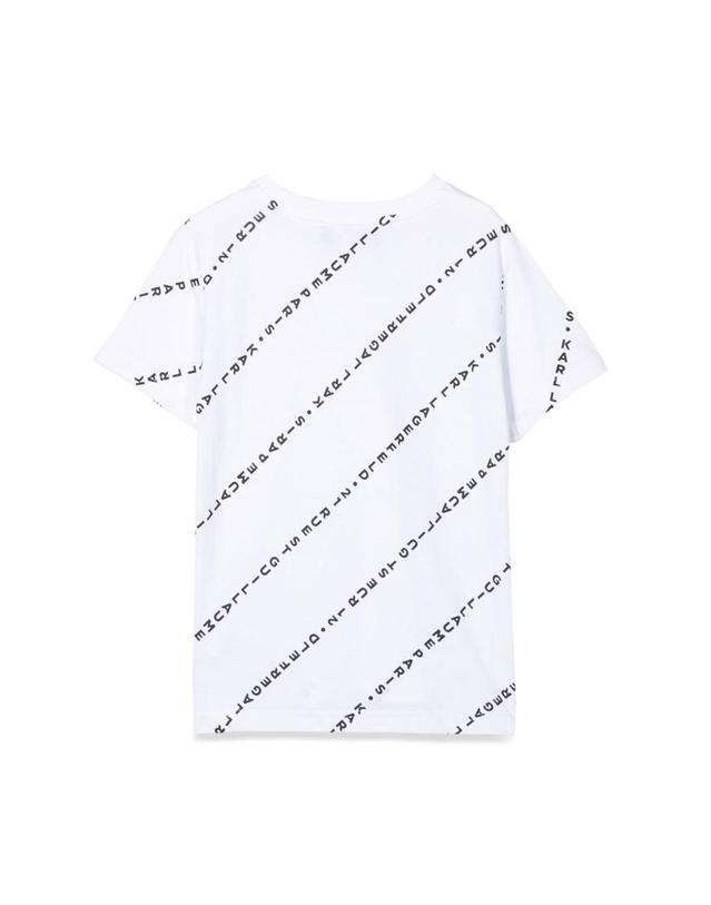 칼 라거펠트 [해외직구] 22 F/W 칼 라거펠트 티셔츠 (KIDS 상품) Z25368T_10B B0041083876 착용컷