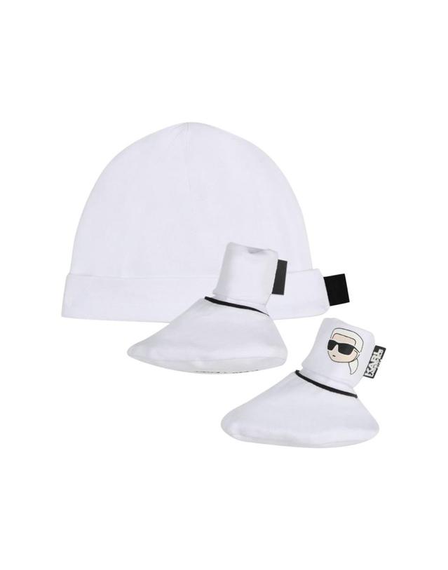 칼 라거펠트 [해외직구] 24 S/S 칼 라거펠트 BONNETCHAUSSONSBOITE (KIDS 상품) Z30180B_10P B0041275318 착용컷