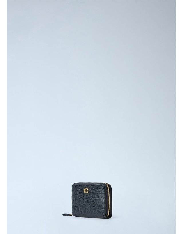 코치 [해외직구] 26 F/W 코치 에센셜 스몰 지퍼 어라운드 카드 케이스 CR551 B4/BK B0112177489 착용컷