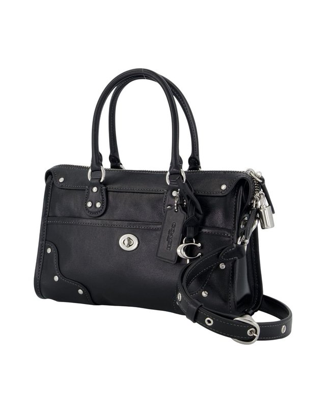 코치 [해외직구] 26 F/W 코치 RHYDER 사첼 24 GLAZED 지갑 COACH 레더 블랙 CFN69-LHBLK B0732317079 착용컷