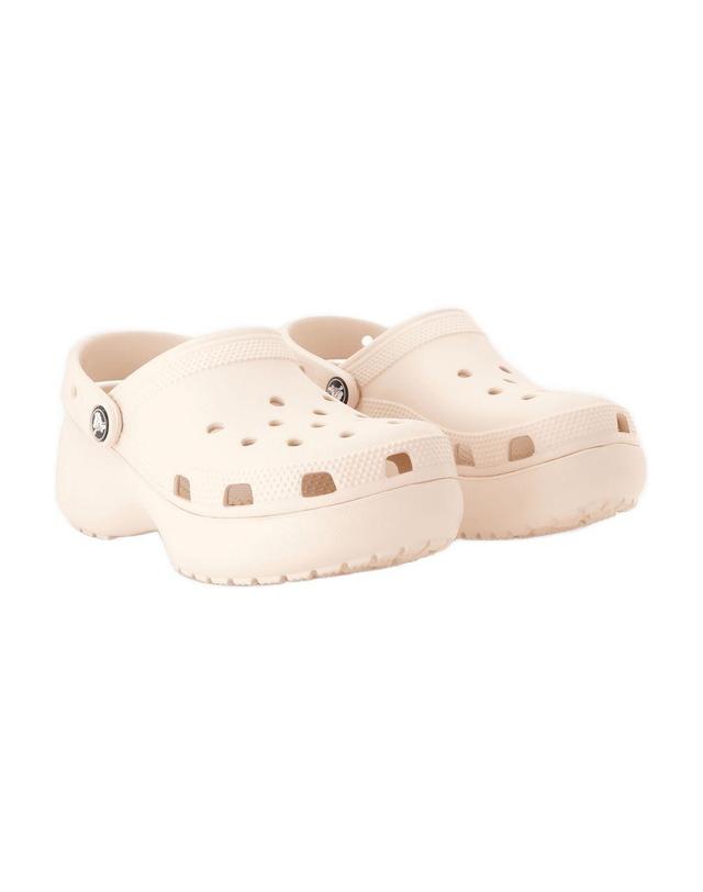 크록스 [해외직구] 24 S/S 크록스 클래식 플랫폼 샌들 CROCS THERMOPLASTIC 핑크 206750-6UR B0731457022 착용컷