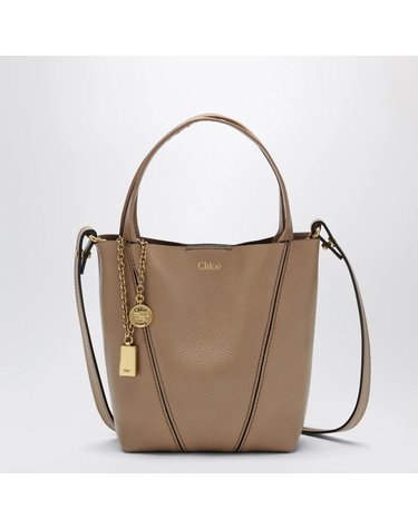 [해외직구] 26 F/W 끌로에 CHLOE SPIN 스몰 파우더 핑크 토트백 백 CH25SS812N84-527 B0052293026
