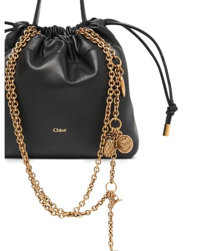 끌로에 [해외직구] 끌로에 CHLOE ICONS 레더 미니 버킷 백 CH26SP126R12001 B0712280867 착용컷