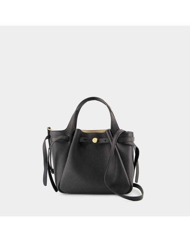 토리버치 [해외직구] 25 S/S 토리 버치 로미 페블 사첼 지갑 TORY BURCH 레더 블랙 164866-001 B0731521198 착용컷