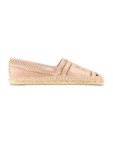 [해외직구] 26 S/S 토리 버치 오픈 WEAVE 에스파듀 TORY BURCH 비스코스 핑크 175530-665 B0732044490