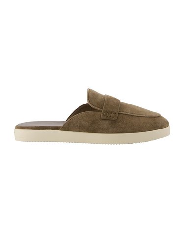 [해외직구] 26 F/W 토리 버치 발레슈즈 스포츠 뮬 TORY BURCH 레더 브라운 184150-111 B0732049156