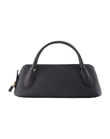 [해외직구] 27 S/S 토리 버치 락 탑 핸들 지갑 TORY BURCH 레더 블랙 186204-001 B0732330145