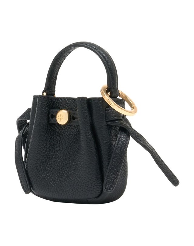 토리버치 [해외직구] 26 S/S 토리 버치 로미 버킷 키 지갑 TORY BURCH 레더 블랙 184996-001 B0731918947 착용컷