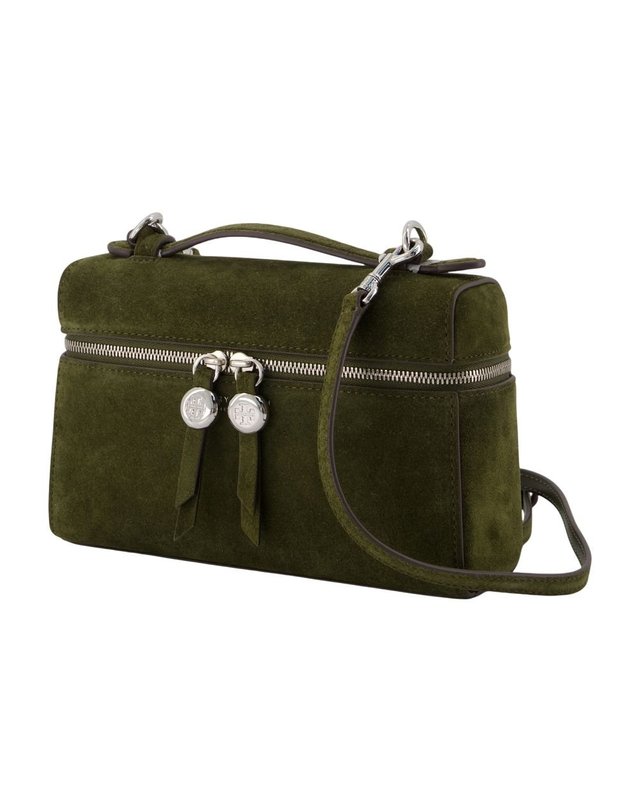 토리버치 [해외직구] 26 F/W 토리 버치 로미 슬림 탑 핸들 지갑 TORY BURCH 레더 그린 185873-325 B0732245567 착용컷