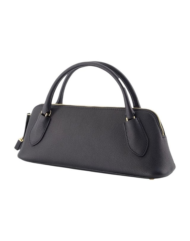 토리버치 [해외직구] 27 S/S 토리 버치 락 탑 핸들 지갑 TORY BURCH 레더 블랙 186204-001 B0732330145 착용컷