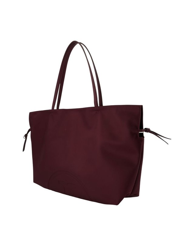토리버치 [해외직구] 27 S/S 토리 버치 엘라스틱 쇼퍼 백 TORY BURCH 나일론 레드 189910-600 B0732330141 착용컷