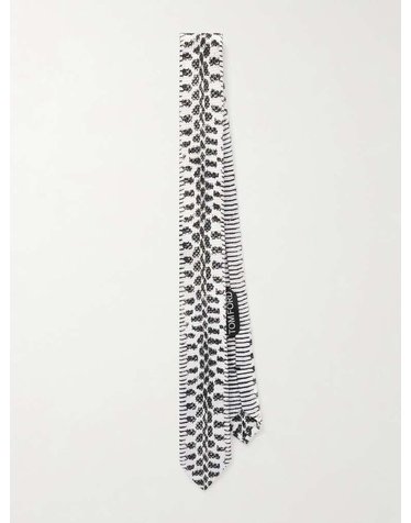 [해외직구] 톰포드 6CM SNAKEPRINT 니트 실크 넥 타이 STI007-S0402 B0082291541
