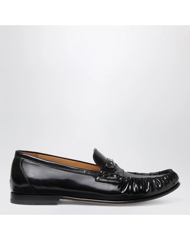 [해외직구] 26 F/W 펜디 FENDI SCRUNCH 모카신 인 블랙 레더 7D199669F-F0QA1 B0052363384