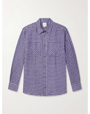 [해외직구] 26 F/W 폴 스미스 체크 린넨 셔츠 M1R-602Z-V03066 B0081996040