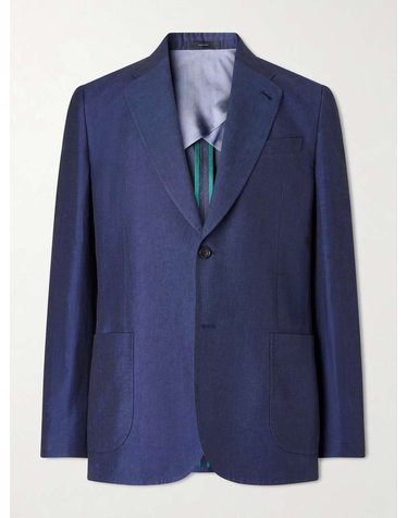 [해외직구] 26 F/W 폴 스미스 코튼 & 린넨블렌드 수트 자켓 M1R-2339-V03064 B0081996047