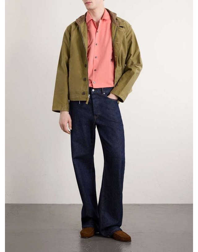 폴스미스 [해외직구] 26 S/S 폴 스미스 엠브로이드 코튼 & 린넨블렌드 셔츠 M1R-905UE-V03007- B0081990058 착용컷