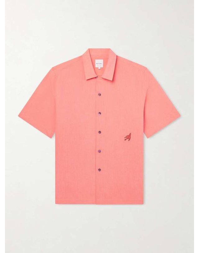 폴스미스 [해외직구] 26 S/S 폴 스미스 엠브로이드 코튼 & 린넨블렌드 셔츠 M1R-905UE-V03007- B0081990058 착용컷