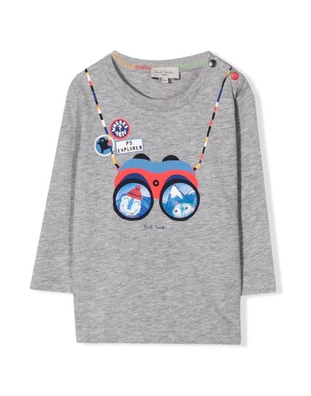 폴스미스 [해외직구] 21 F/W 폴 스미스 티셔츠 셔츠 (KIDS 상품) P05069B_A53 B0041541425 착용컷