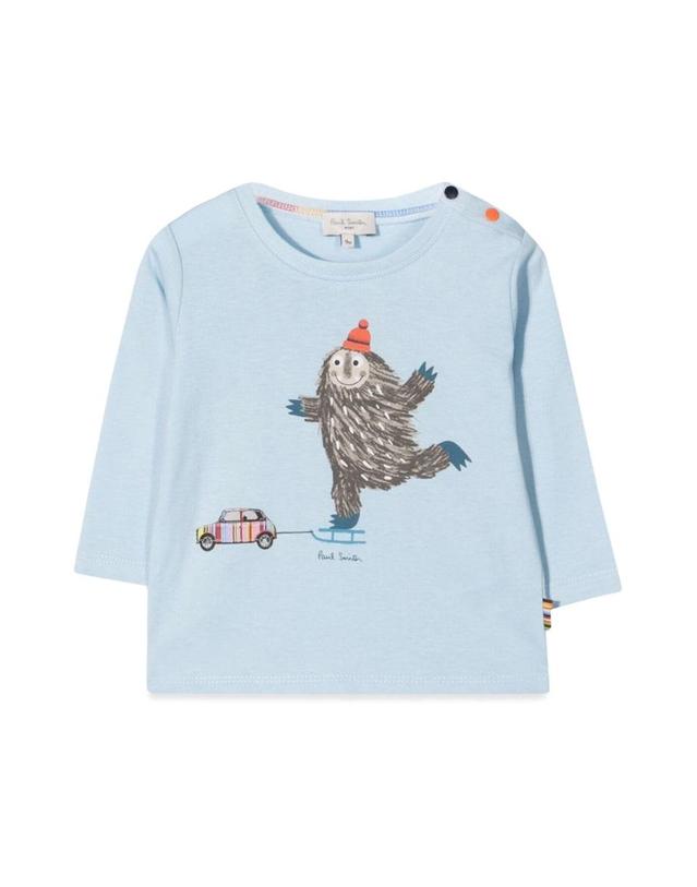 폴스미스 [해외직구] 21 F/W 폴 스미스 티셔츠 셔츠 (KIDS 상품) P05065B_77P B0041544408 착용컷