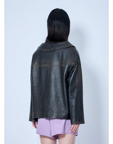 [해외직구] 26 F/W 프라다 레더 BUTTONUP 자켓 58A276 19QQ F0002 B0112119015