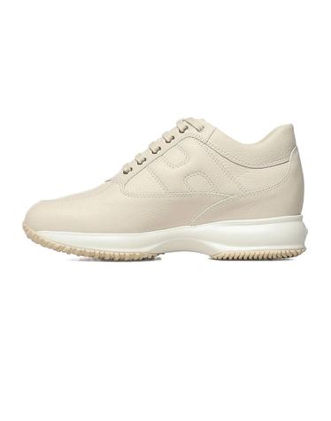 [해외직구] 호간 HOGAN 인터렉티브 스니커즈 인 크림 화이트 레더 HXW00N00010UTIB013 B0301923866