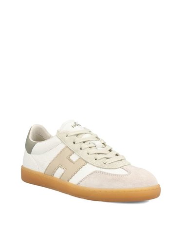 [해외직구] 호간 HOGAN 쿨 스니커즈 인 화이트 베이지 그린 HXW6470FB60UWR0RVT B0301966992