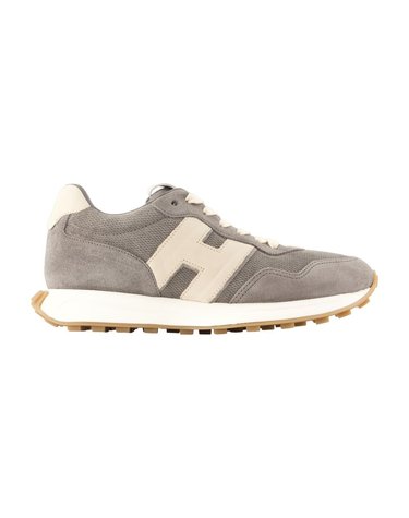 [해외직구] 26 F/W 호간 H601 ALLACCIATO H 패치 스니커즈 HOGAN 레더 그레이 HXM6010EH41VFX-0FDE B0732262909