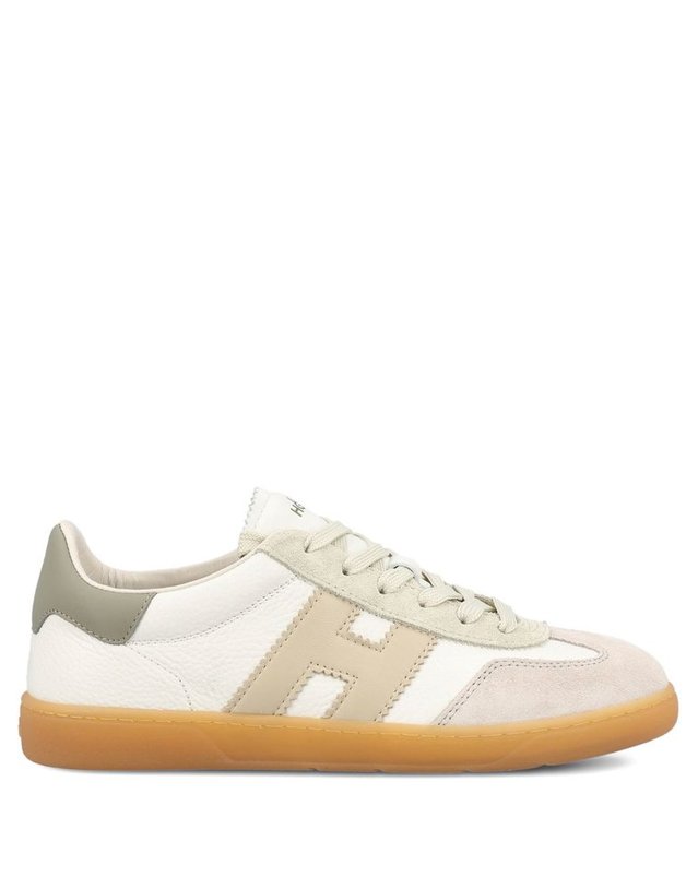 호간 [해외직구] 호간 HOGAN 쿨 스니커즈 인 화이트 베이지 그린 HXW6470FB60UWR0RVT B0301966992 착용컷