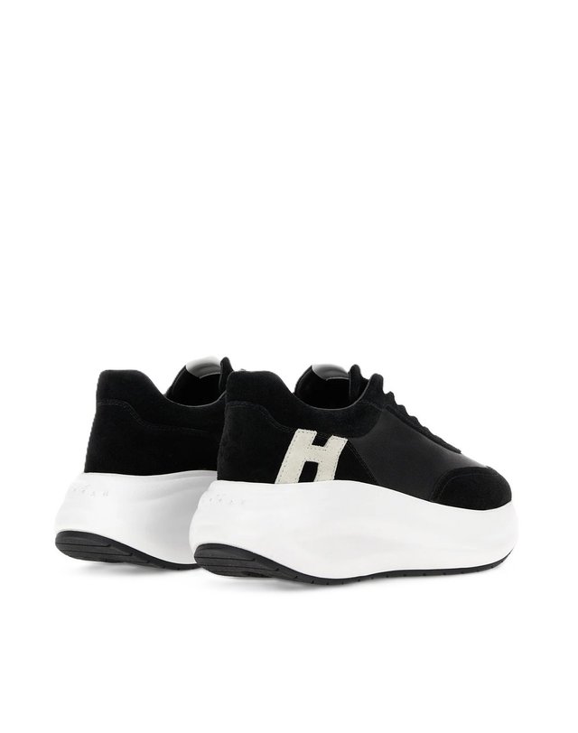 호간 [해외직구] 호간 HOGAN 맥시 I 액티브 블랙 스니커즈 HXW6960GG30UHC9999 B0302307565 착용컷