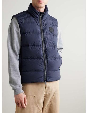 [해외직구] 26 S/S 캐나다구스 CROFTON 슬림핏 LOGOAPPLIQUED 퀼팅 ENDURALUXE 다운 조끼 1925MB B0081933290