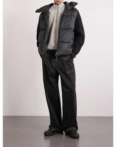 [해외직구] 26 F/W 캐나다구스 하이브릿지 WOOLTRIMMED & 퀼팅 쉘 후드 다운 자켓 9204M B0081944620