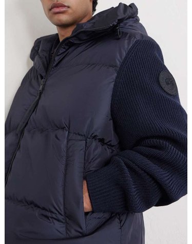 [해외직구] 26 F/W 캐나다구스 하이브릿지 WOOLTRIMMED & 퀼팅 쉘 후드 다운 자켓 9204M B0081944621