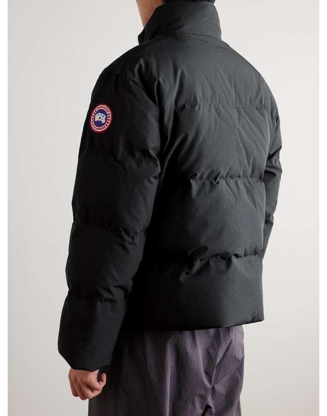 캐나다구스 [해외직구] 26 S/S 캐나다구스 BAYVIEW LOGOAPPLIQUED 퀼팅 아크틱 테크 다운 자켓 3833M B0081933266 착용컷