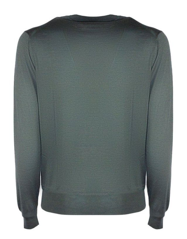 크루치아니 [해외직구] 크루치아니 그레이 캐시미어 & 실크 블렌드 스웨터 U6111123GC133048 B0301940880 착용컷