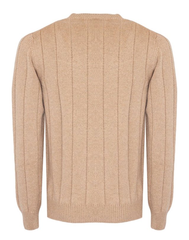 크루치아니 [해외직구] 크루치아니 베이지 WOOLCASHMERE 블렌드 스웨터 U62610105GC1715010 B0302252280 착용컷