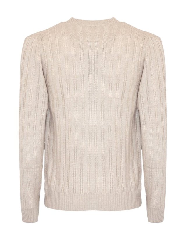 크루치아니 [해외직구] 크루치아니 베이지 WOOLCASHMERE 블렌드 스웨터 U62001038GC121042 B0302252274 착용컷