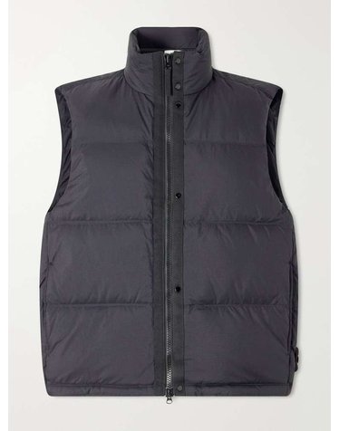 [해외직구] 스톤 아일랜드 MATT 퀼팅 립스탑 코듀라 어드밴스 FABRICS 다운 조끼 L2S15G100004S0483 B0082281700