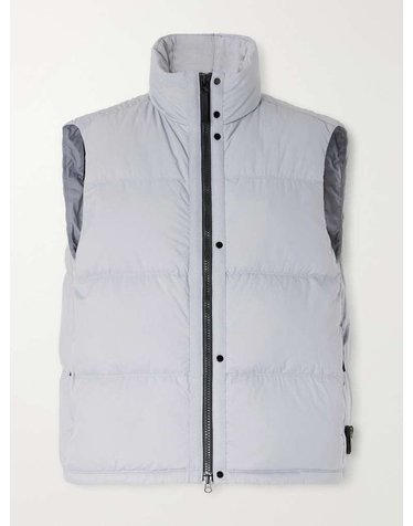 [해외직구] 스톤 아일랜드 LOGOAPPLIQUED 패딩 퀼팅 코듀라 립스탑 어드밴스 FABRICS 다운 베스트 L2S15G100004S0483 B0082296646