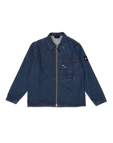 [해외직구] 26 F/W 스톤 아일랜드 GIACCA 인 데님 DI 꼬또네 블루 S141200002S0J34/VJ202 B0742311783