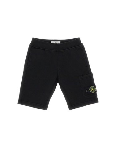 [해외직구] 26 S/S 스톤 아일랜드 스웨트쇼츠 WITH 로고 뱃지 (KIDS 상품) K1S166200006V0029 B0132345294