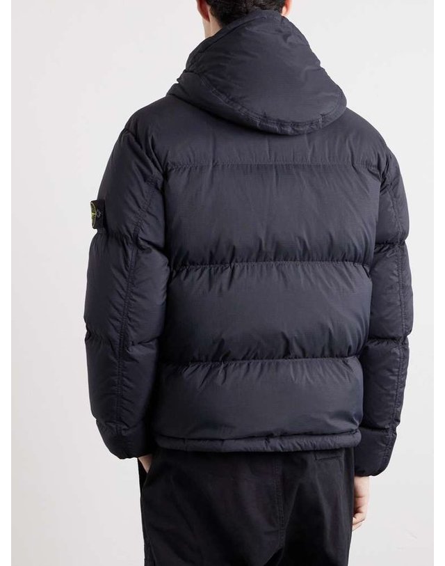 스톤아일랜드 [해외직구] 스톤 아일랜드 패딩 퀼팅 립스탑 코듀라 어드밴스 FABRICS 후드 다운 자켓 L2S154100013S0483 B0082193190 착용컷